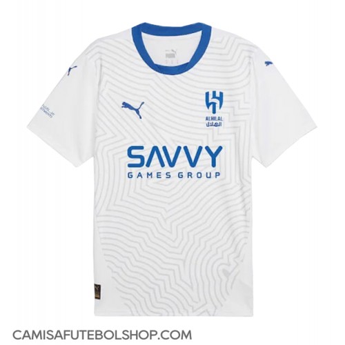 Camisa de time de futebol Al-Hilal Replicas 2º Equipamento 2024-25 Manga Curta